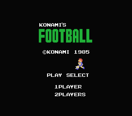 Konami Game Collection: Volume 4 title screen for MSX
